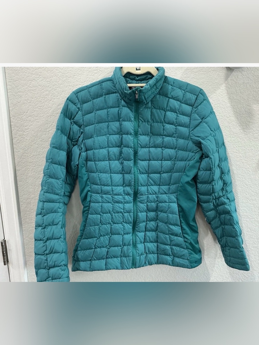 Arc'teryx Jacket Womens Medium Blue Down Puffer Quilted Full Zip